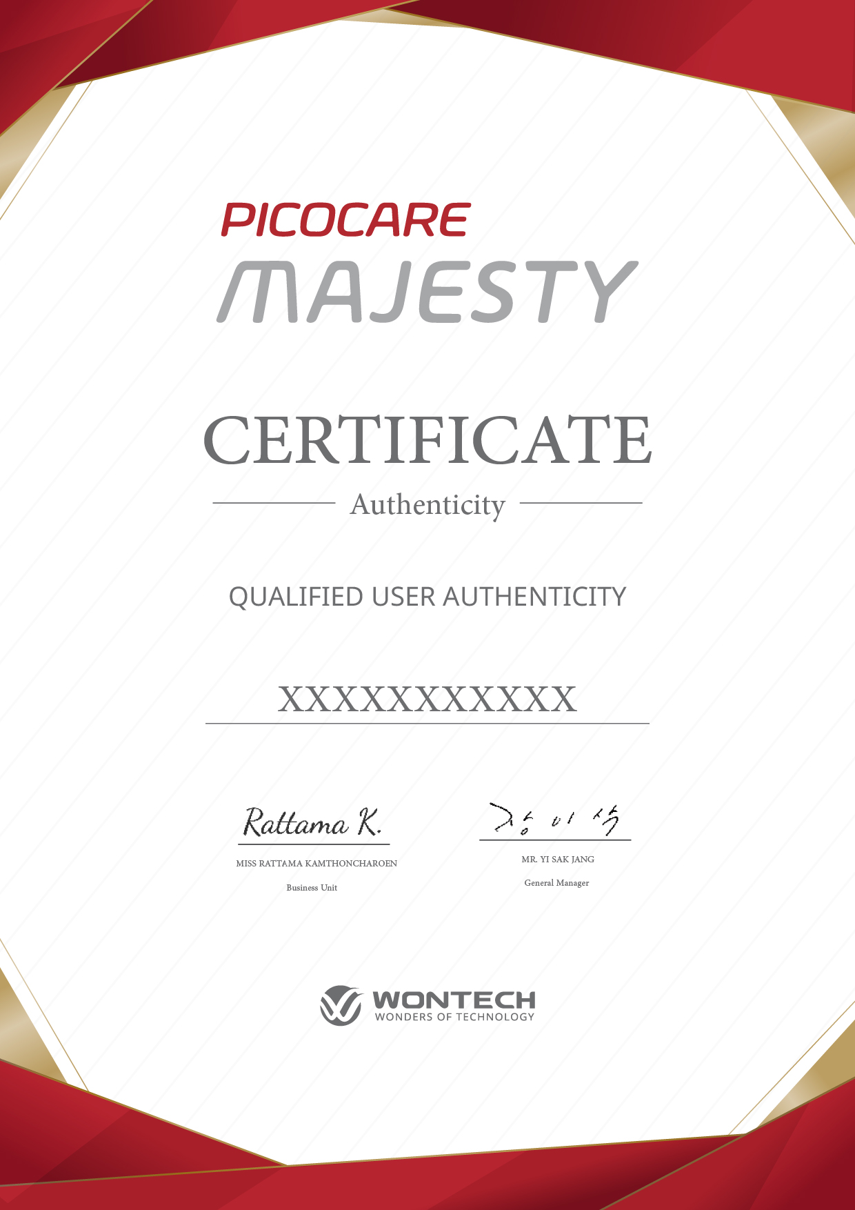 Picoalex Certificate