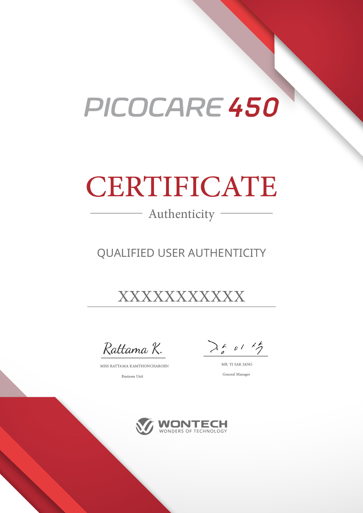 Picoalex Certificate
